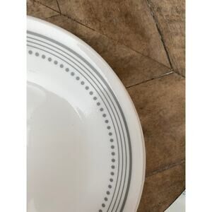 Corelle Mystic Gray, 2 bread and butter/dessert plates, 2 dinner plates, set/4